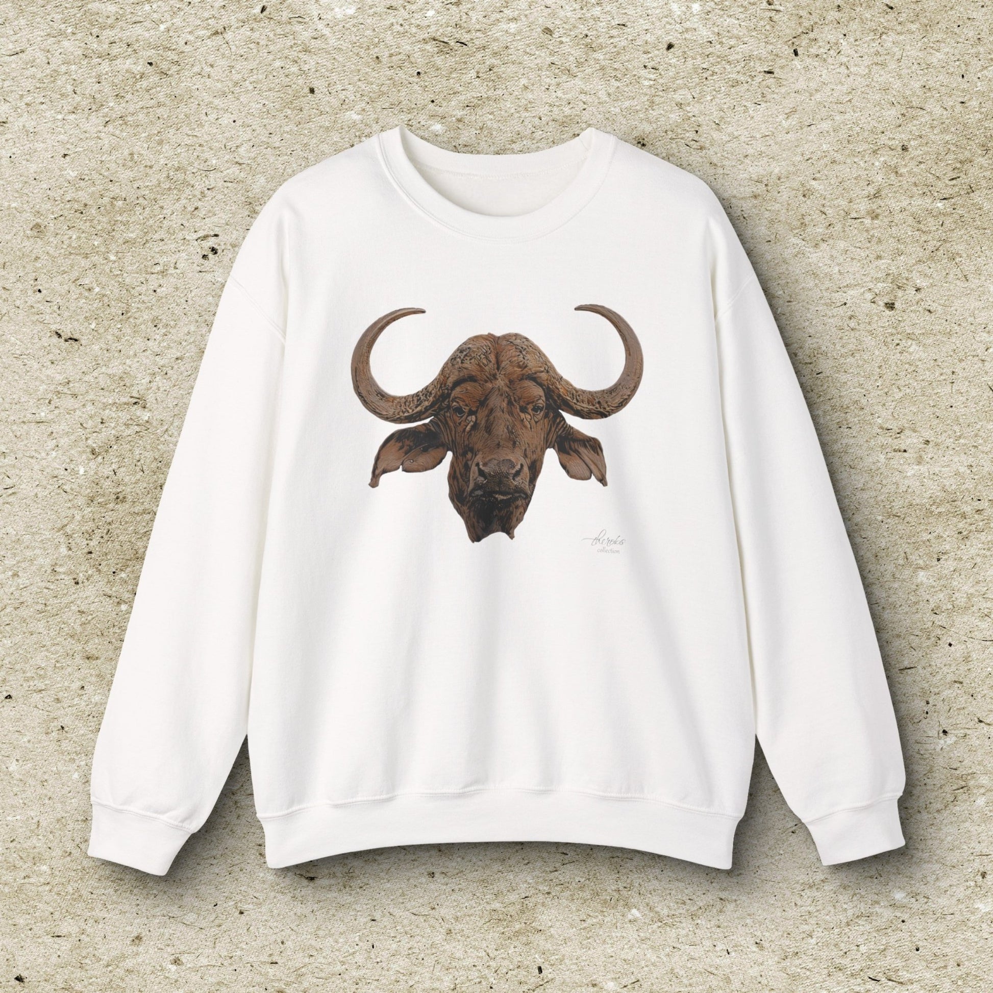 Cape Buffalo Unisex Heavy Sweatshirt - HD Printing