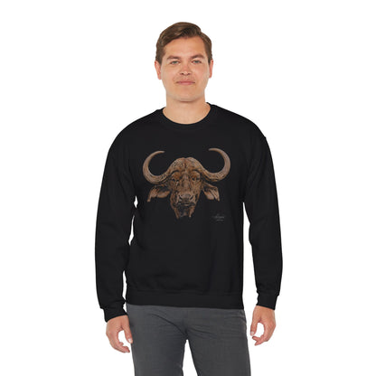 Cape Buffalo Unisex Heavy Sweatshirt - HD Printing