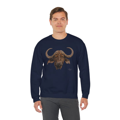 Cape Buffalo Unisex Heavy Sweatshirt - HD Printing