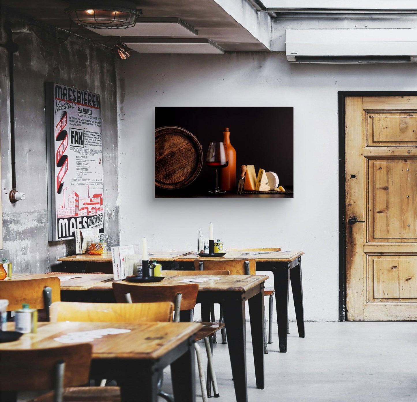 Cheese & Wine Canvas Print - HD Printing