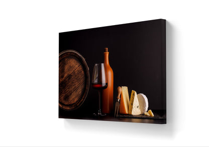 Cheese & Wine Canvas Print - HD Printing