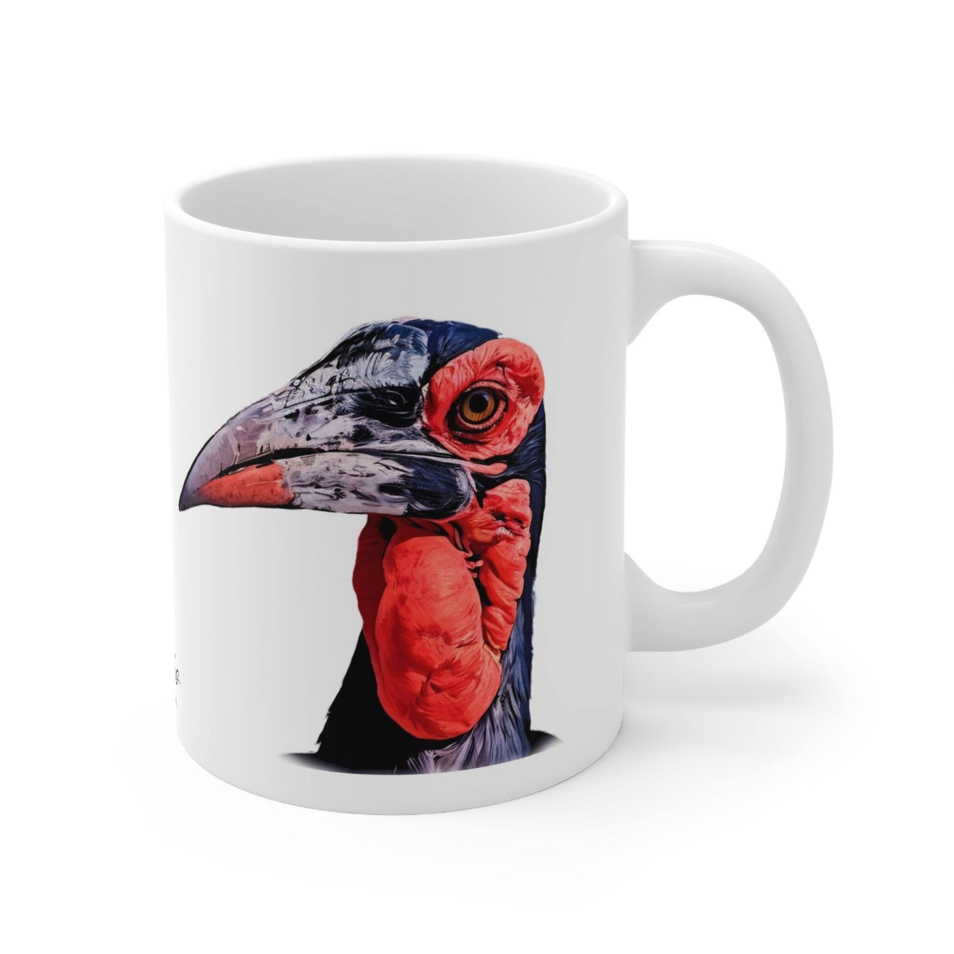 Colour African Hornbill Ceramic 11oz Mug - HD Printing