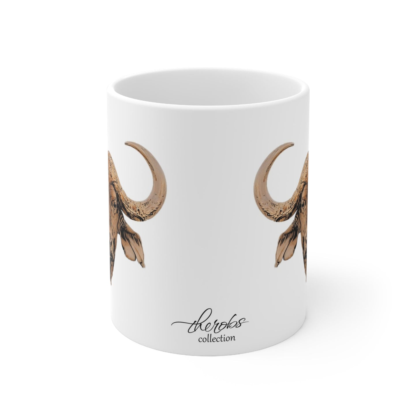 Colour Buffalo White Ceramic 11oz Mug - HD Printing