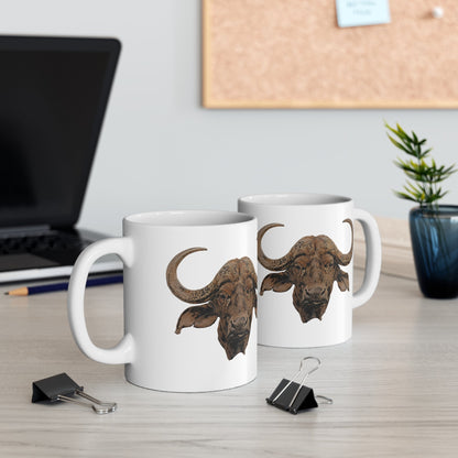 Colour Buffalo White Ceramic 11oz Mug - HD Printing