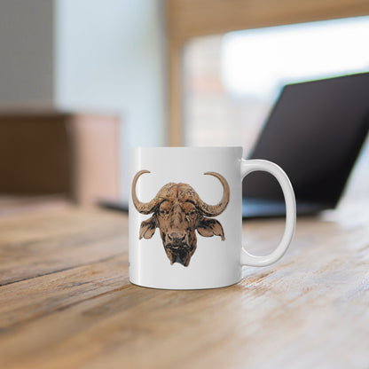 Colour Buffalo White Ceramic 11oz Mug - HD Printing