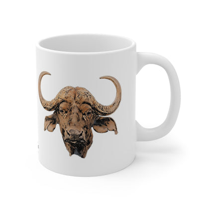 Colour Buffalo White Ceramic 11oz Mug - HD Printing
