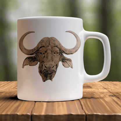 Colour Buffalo White Ceramic 11oz Mug - HD Printing