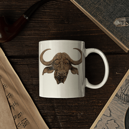 Colour Buffalo White Ceramic 11oz Mug - HD Printing