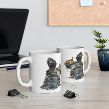 Colour Hippo White Ceramic 11oz Mug - HD Printing