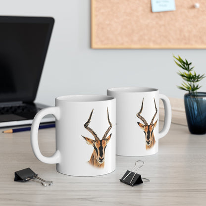 Colour Impala White Ceramic 11oz Mug - HD Printing