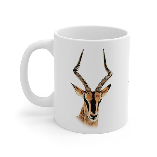 Colour Impala White Ceramic 11oz Mug - HD Printing