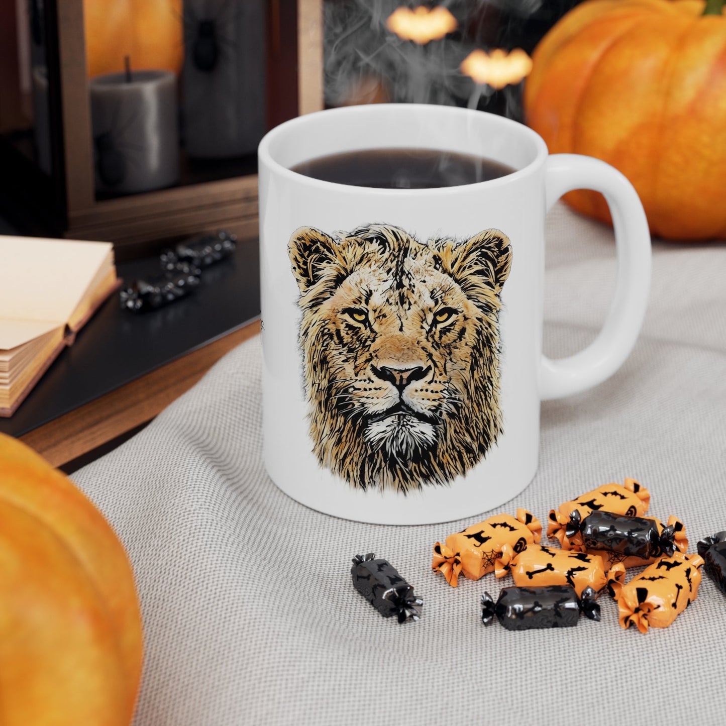 Colour Lion White Ceramic 11oz Mug - HD Printing