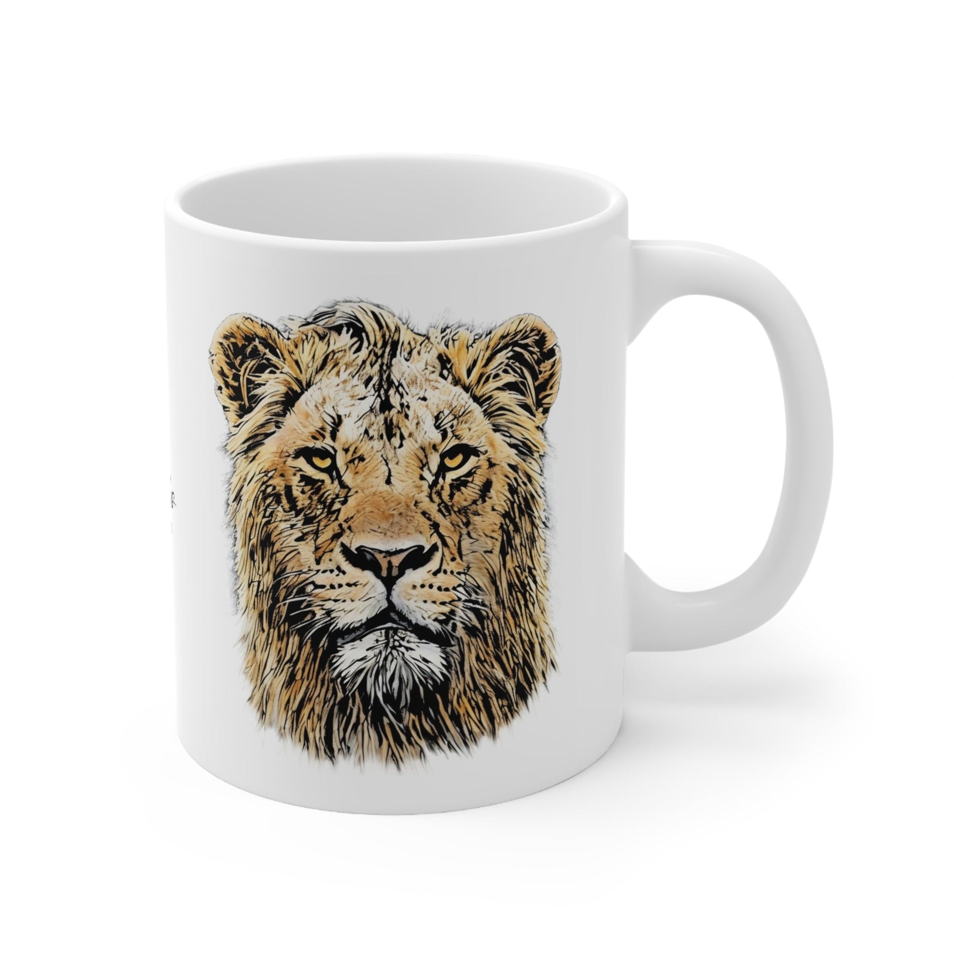 Colour Lion White Ceramic 11oz Mug - HD Printing