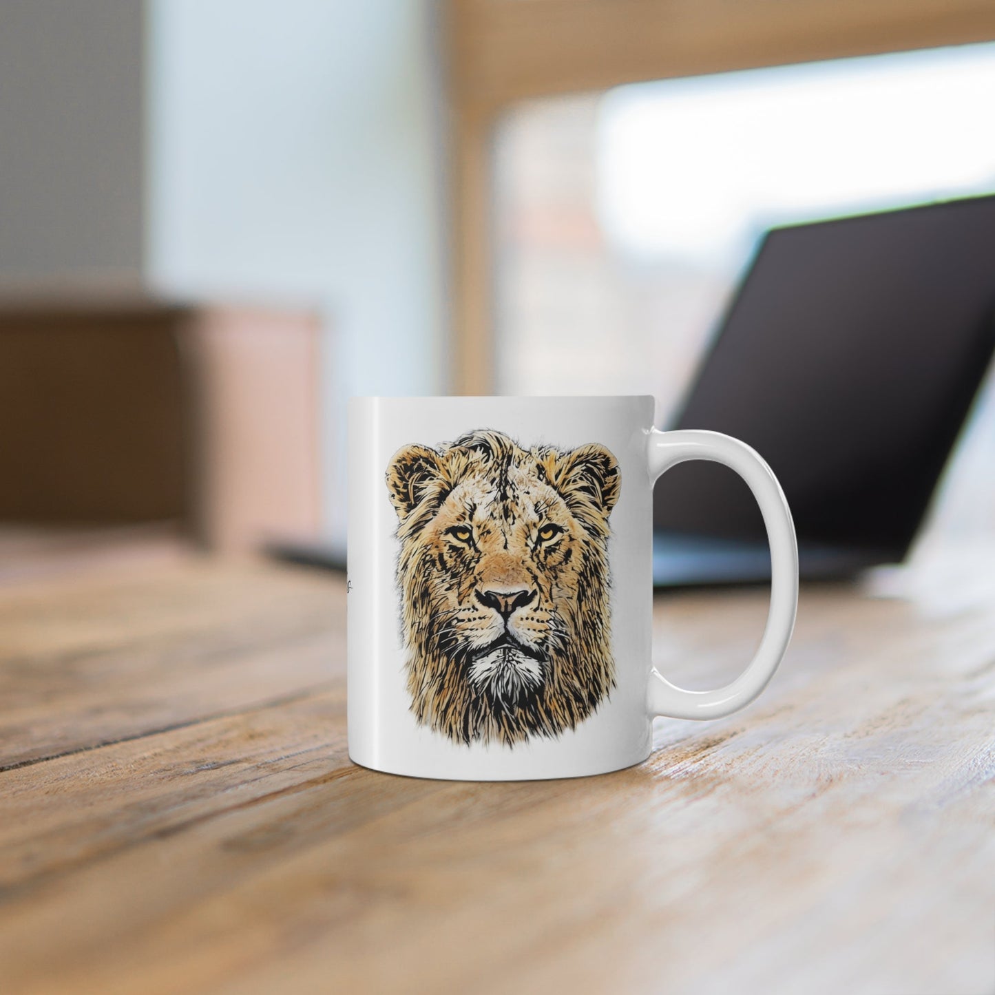 Colour Lion White Ceramic 11oz Mug - HD Printing