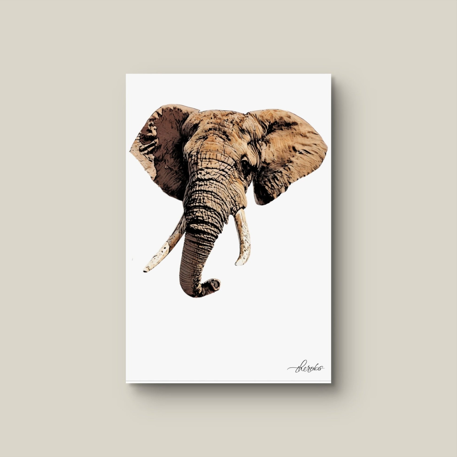 Elephant Canvas Print - HD Printing