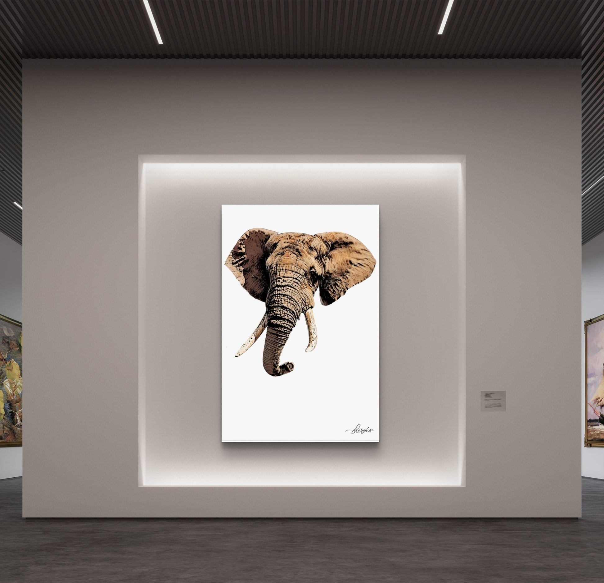 Elephant Canvas Print - HD Printing