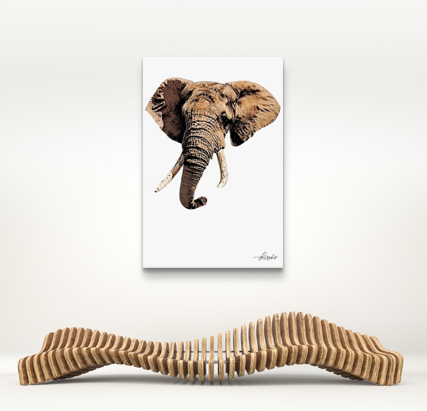Elephant Canvas Print - HD Printing