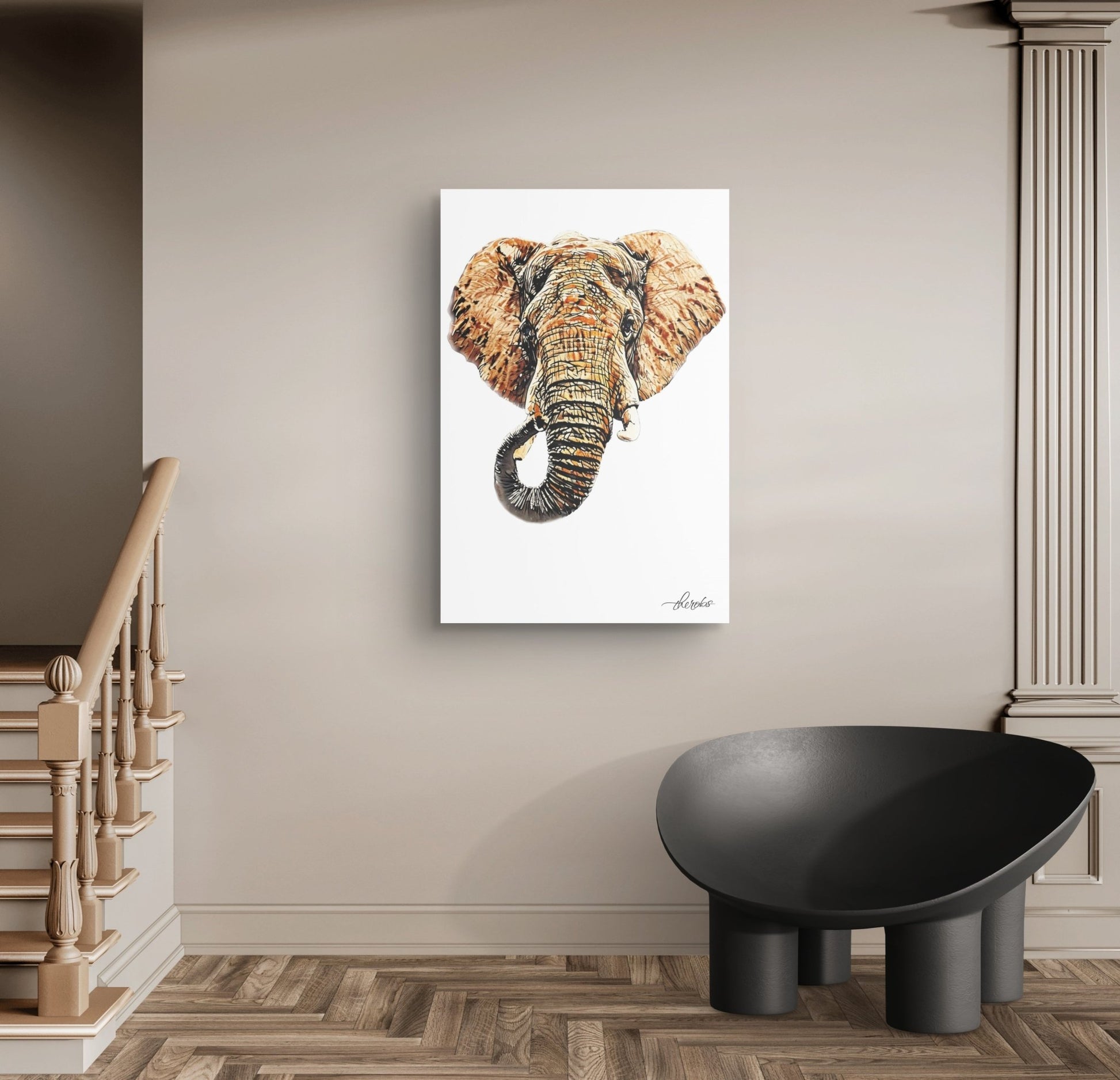 Elephant Canvas Print 3 - HD Printing