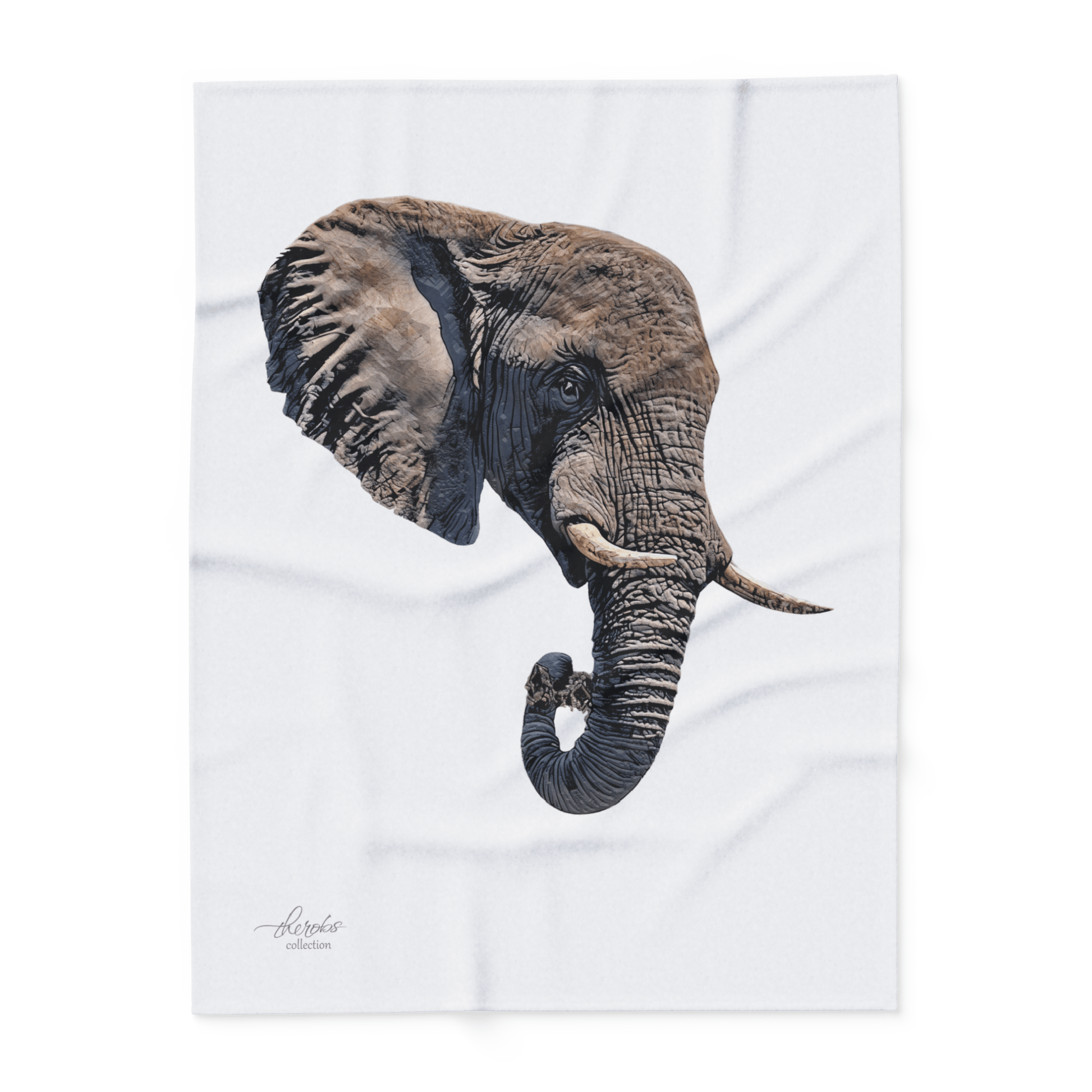 Elephant Cosy Arctic Fleece Blanket II - HD Printing