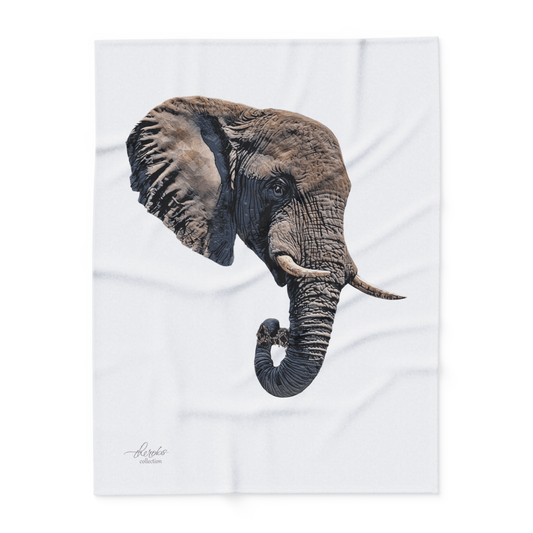 Elephant Cosy Arctic Fleece Blanket II - HD Printing