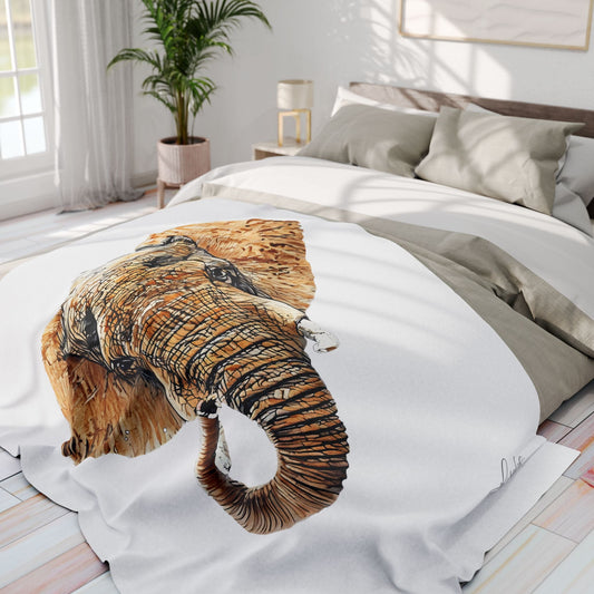 Elephant Cosy Arctic Fleece Blanket III - HD Printing