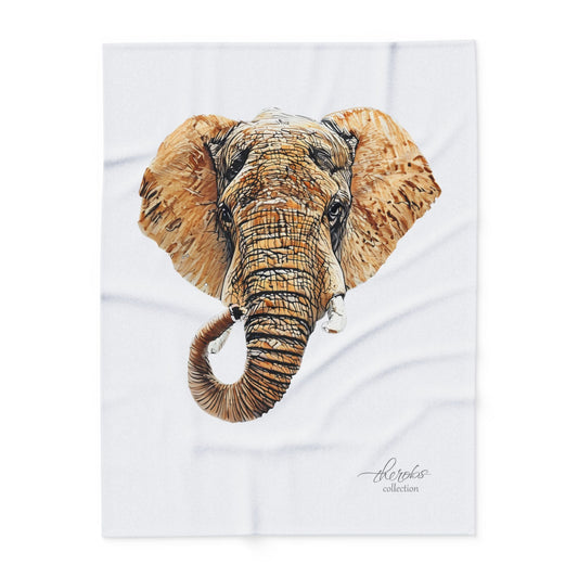 Elephant Cosy Arctic Fleece Blanket III - HD Printing