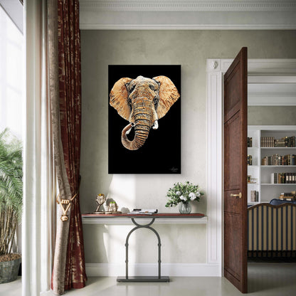 Elephant Fine Art Giclée Matte Black Poster III - HD Printing