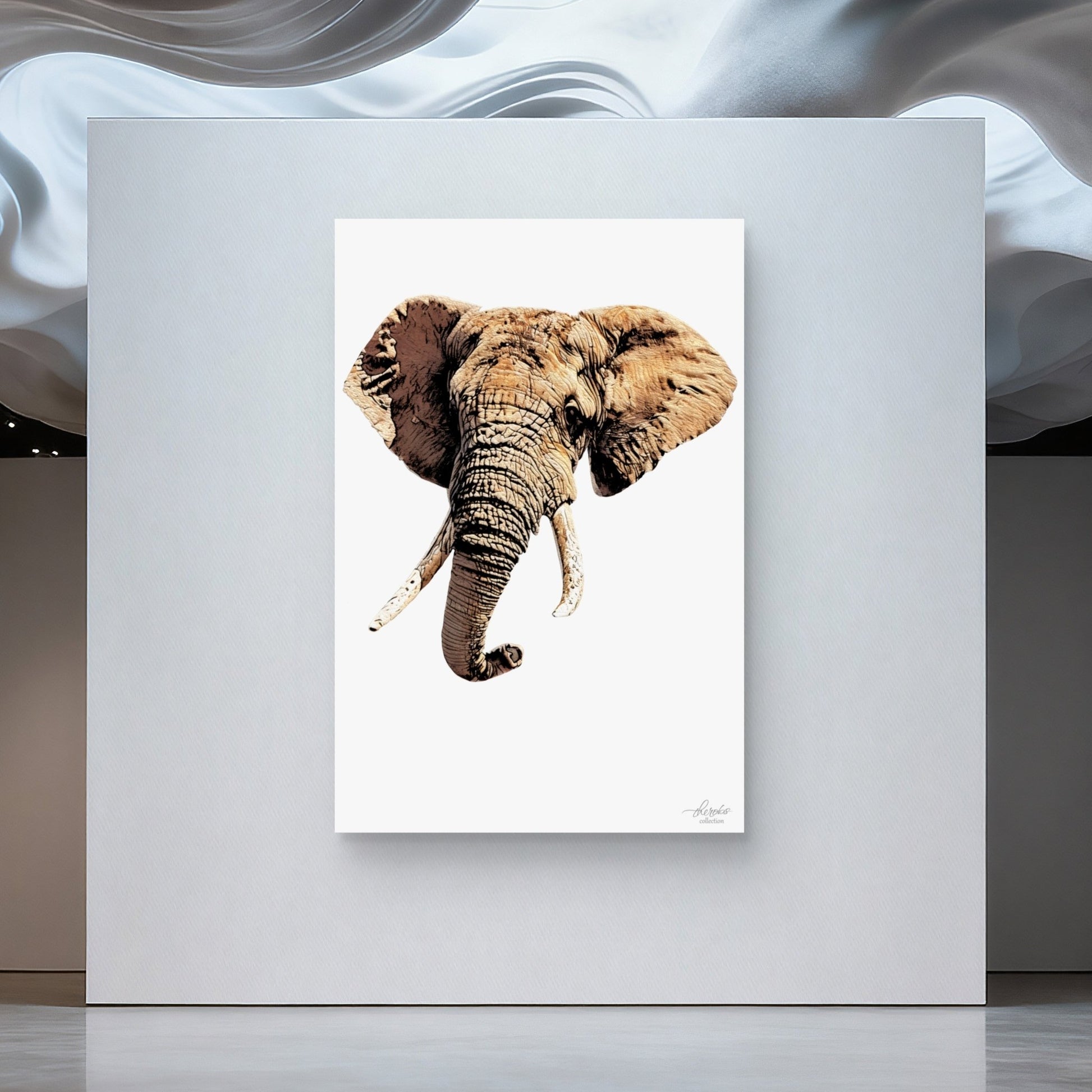 Elephant Fine Art Giclée Matte Poster - HD Printing