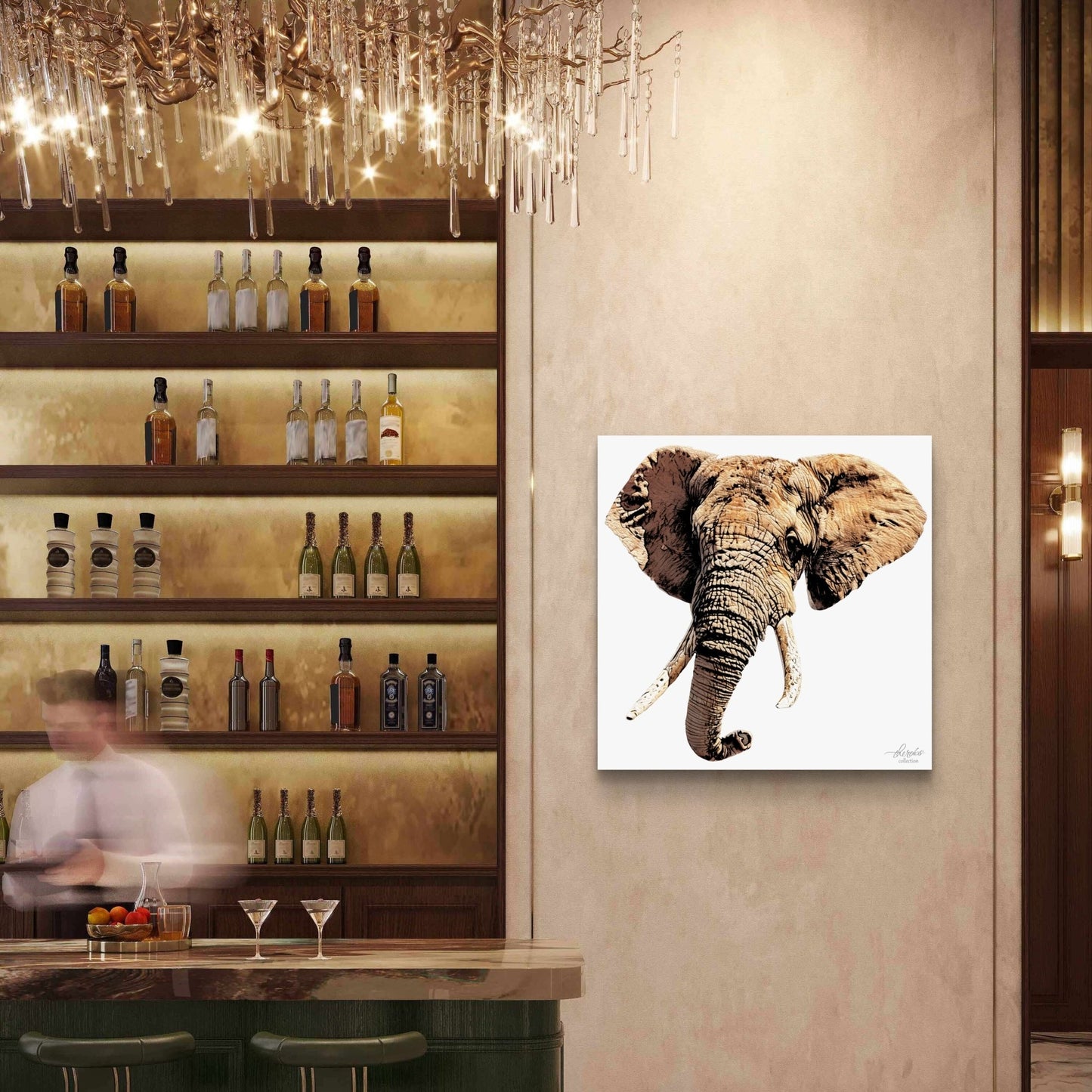 Elephant Fine Art Giclée Matte Poster - HD Printing