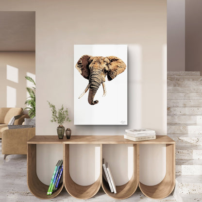 Elephant Fine Art Giclée Matte Poster - HD Printing