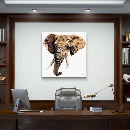 Elephant Fine Art Giclée Matte Poster - HD Printing