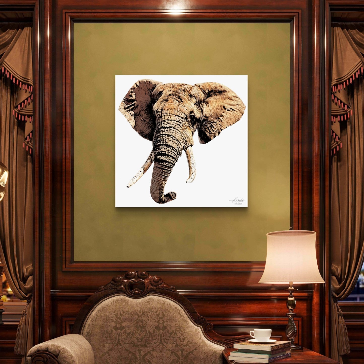 Elephant Fine Art Giclée Matte Poster - HD Printing