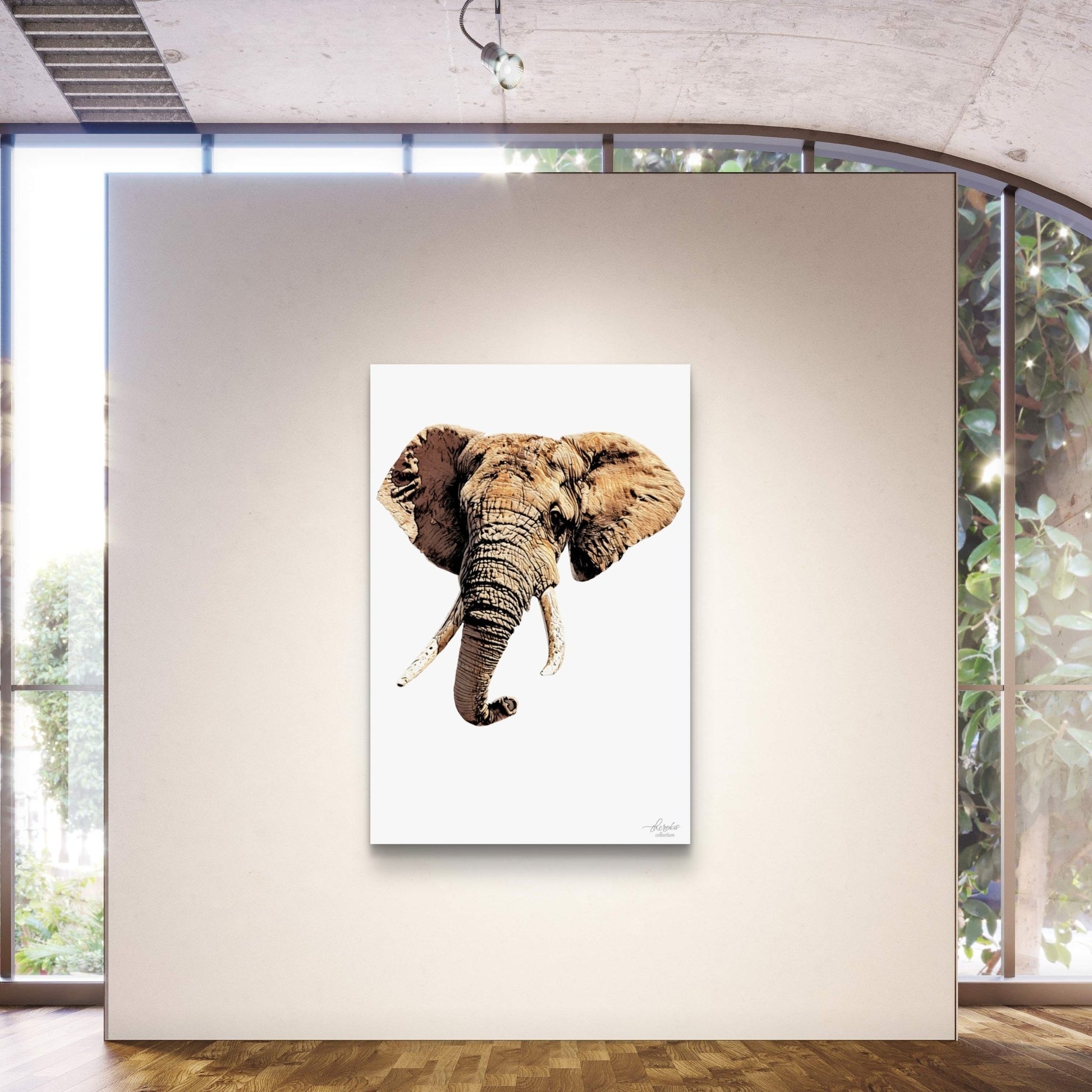 Elephant Fine Art Giclée Matte Poster - HD Printing