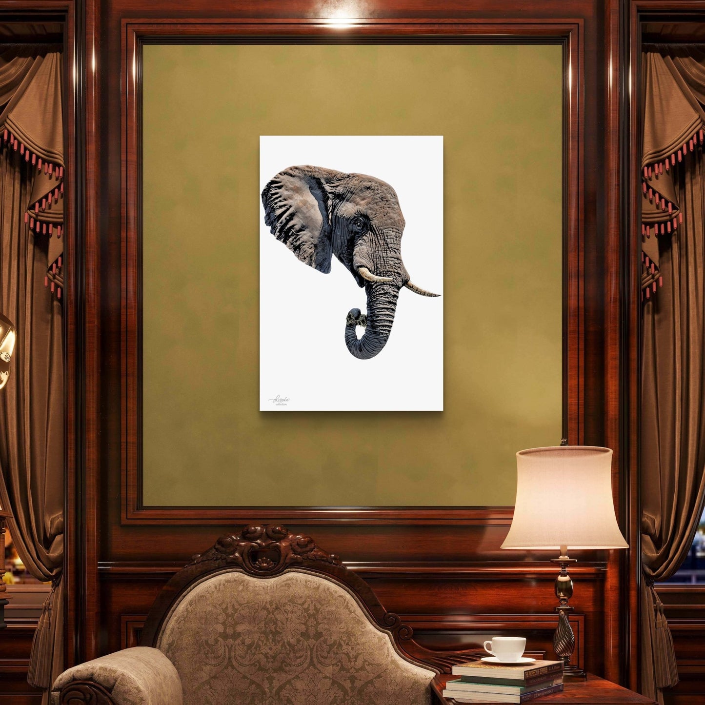 Elephant Fine Art Giclée Matte Poster II - HD Printing