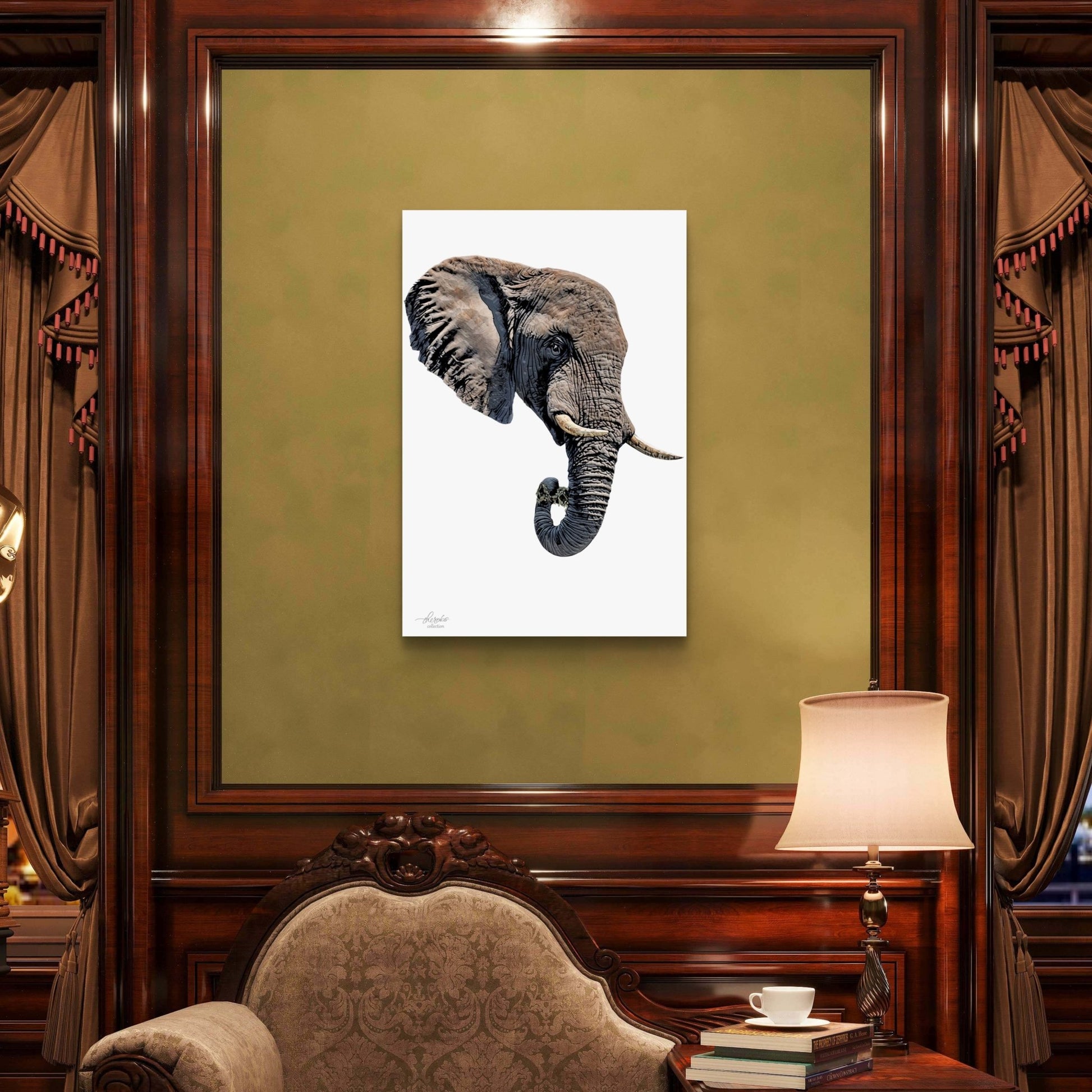 Elephant Fine Art Giclée Matte Poster II - HD Printing