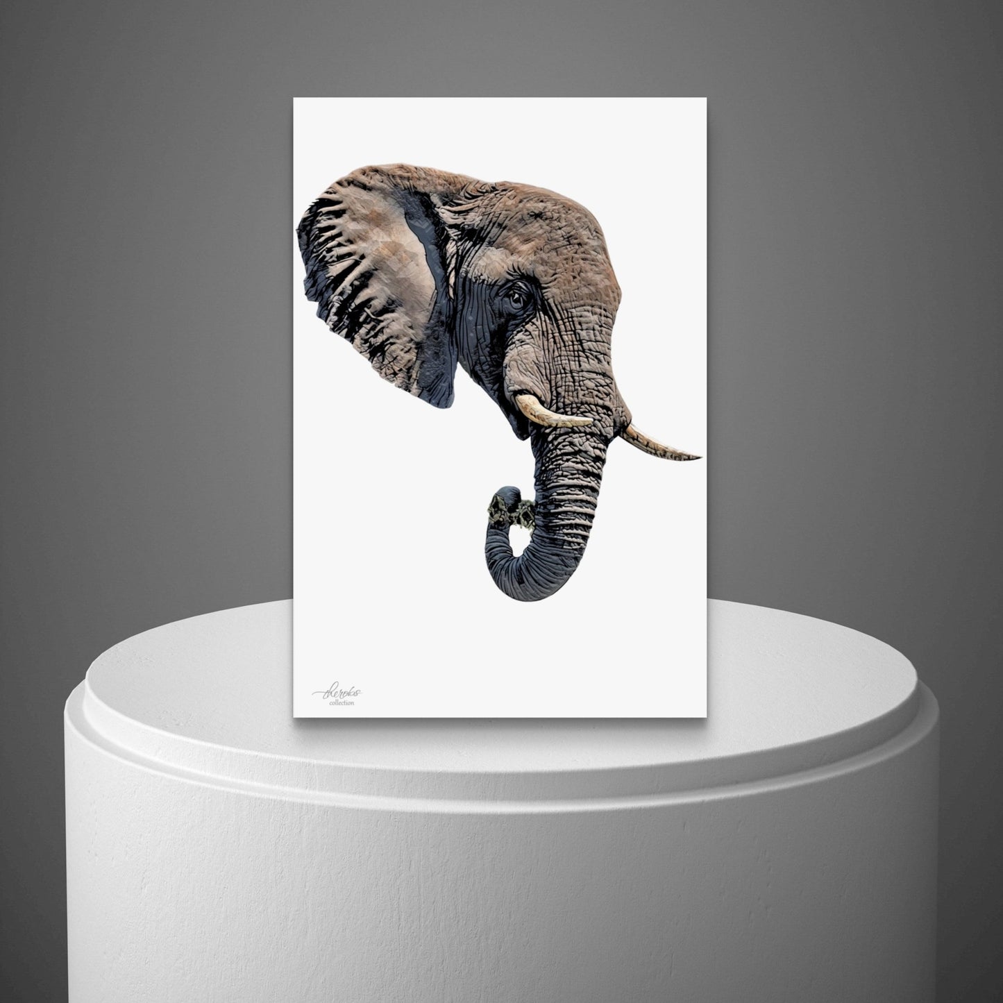 Elephant Fine Art Giclée Matte Poster II - HD Printing
