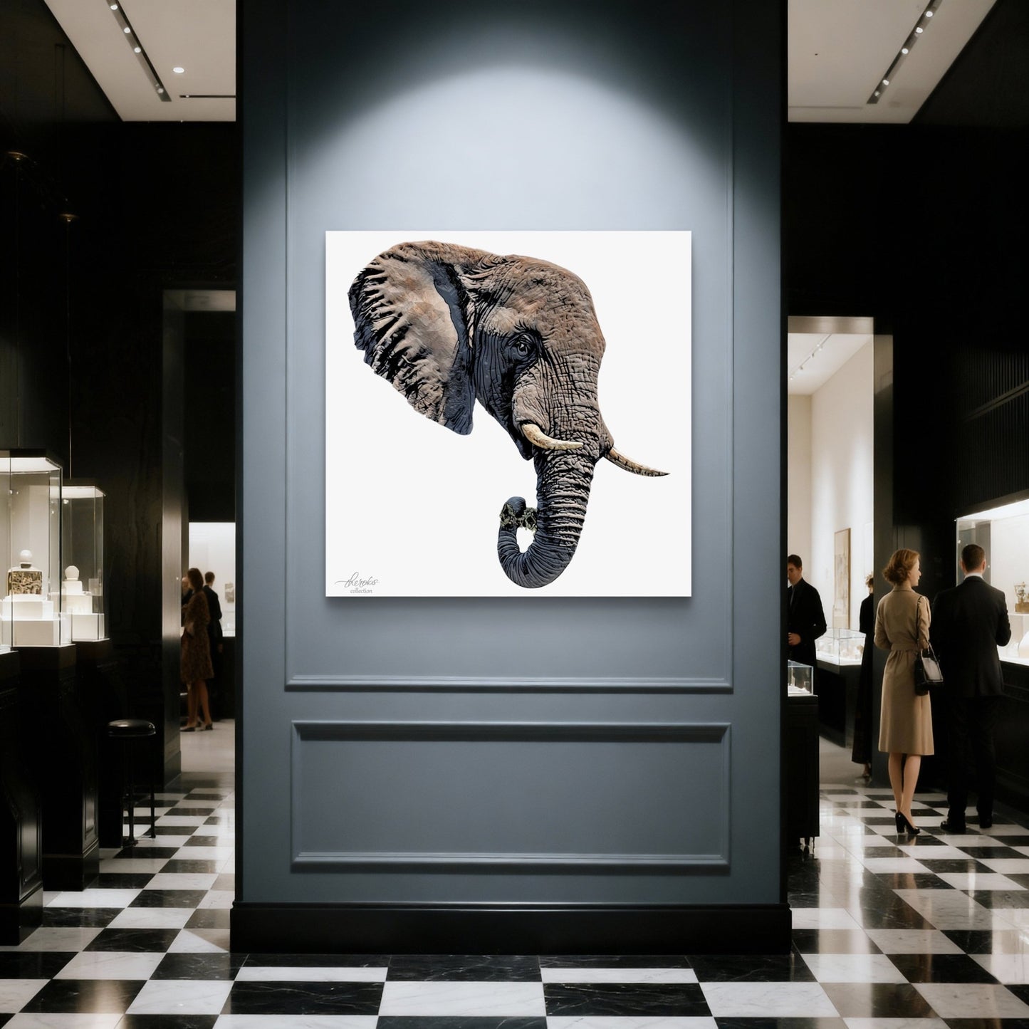 Elephant Fine Art Giclée Matte Poster II - HD Printing