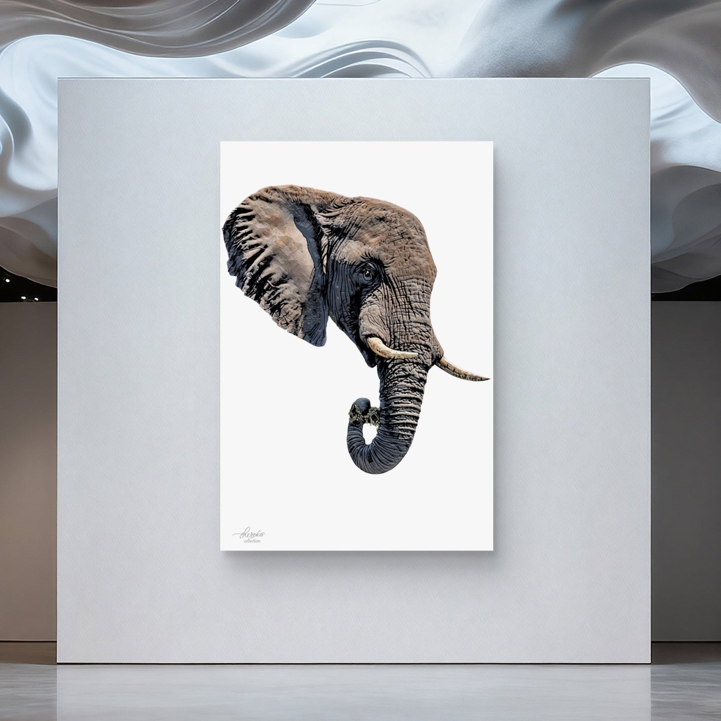 Elephant Fine Art Giclée Matte Poster II - HD Printing