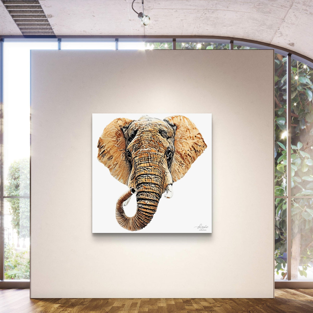 Elephant Fine Art Giclée Matte Poster III - HD Printing