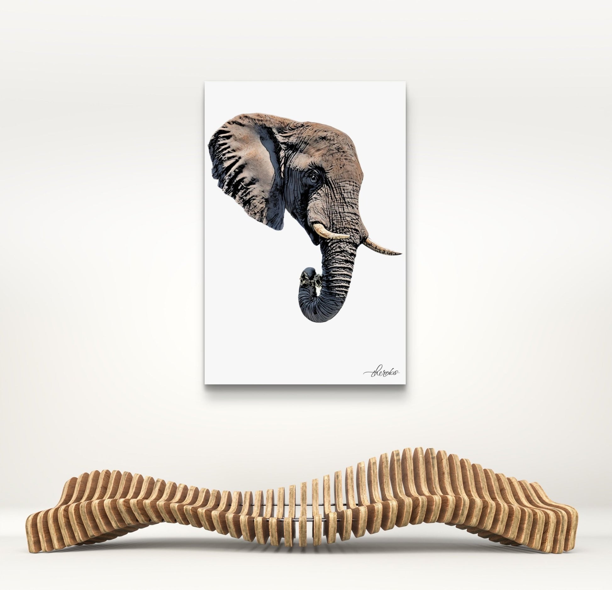 Elephant Fine Art Poster 2 - HD Printing