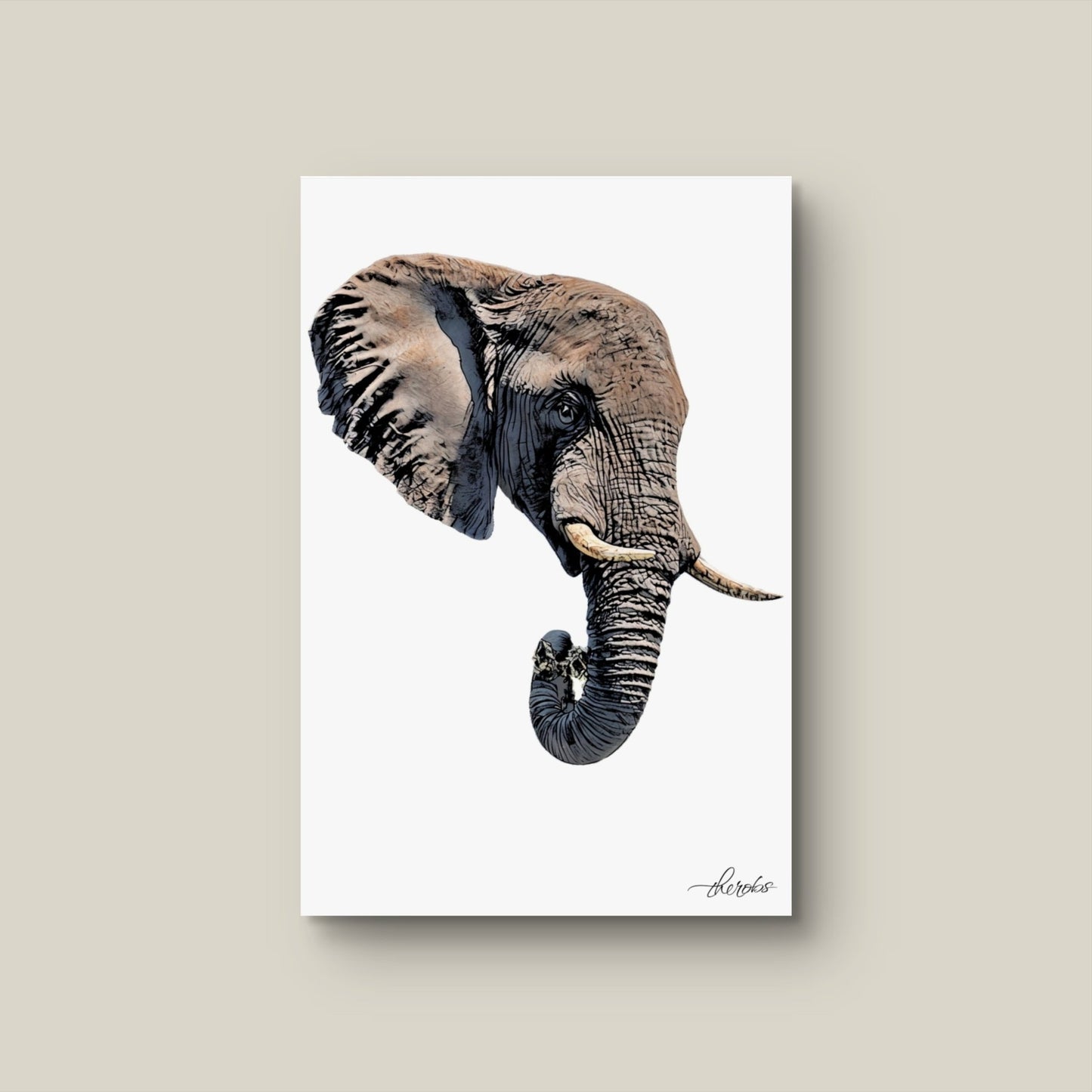 Elephant Fine Art Poster 2 - HD Printing