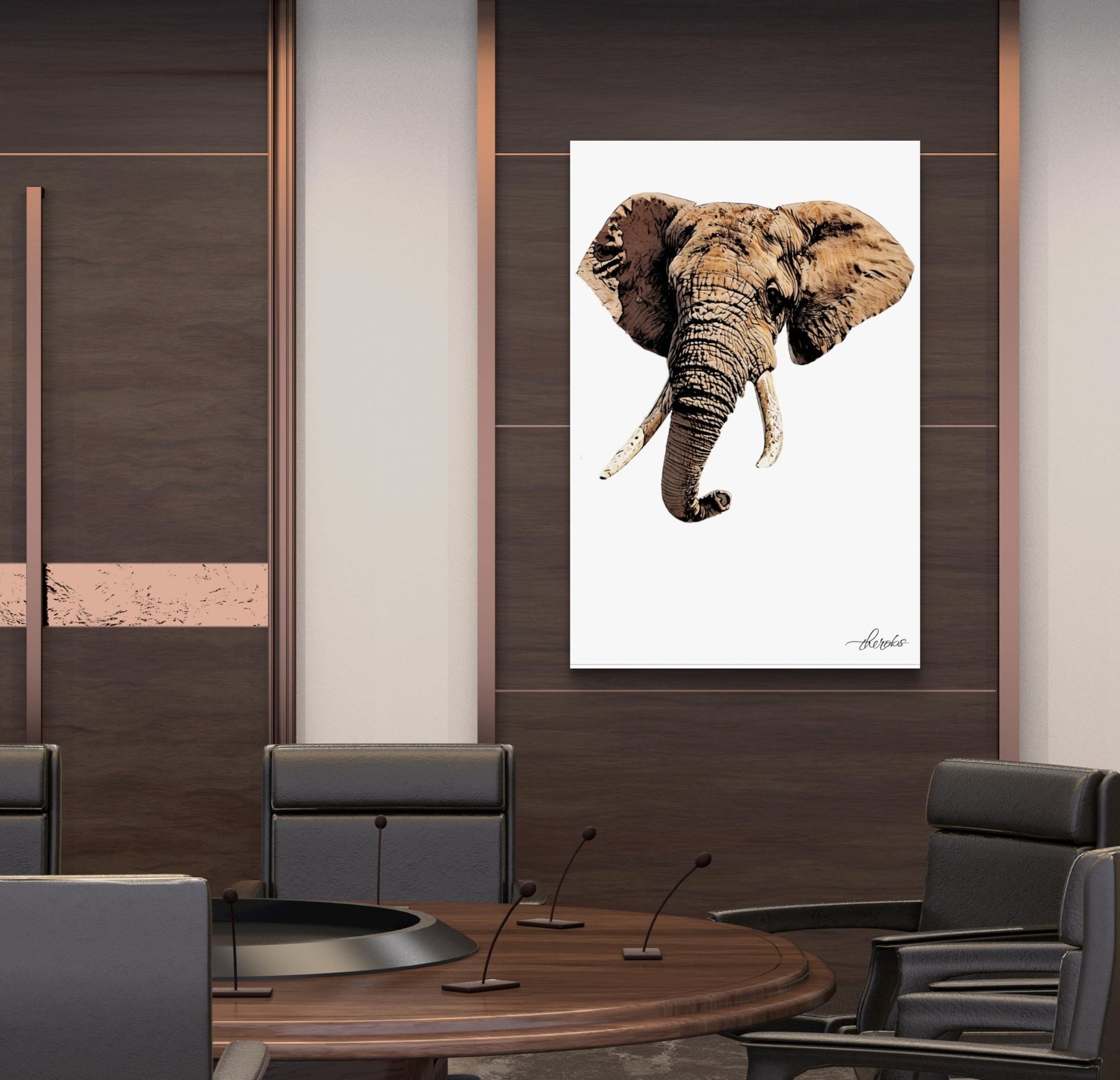 Elephant Fine Art Poster - HD Printing