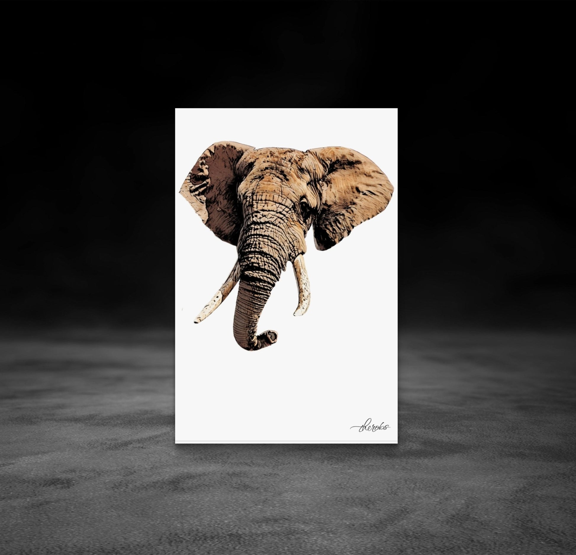 Elephant Fine Art Poster - HD Printing