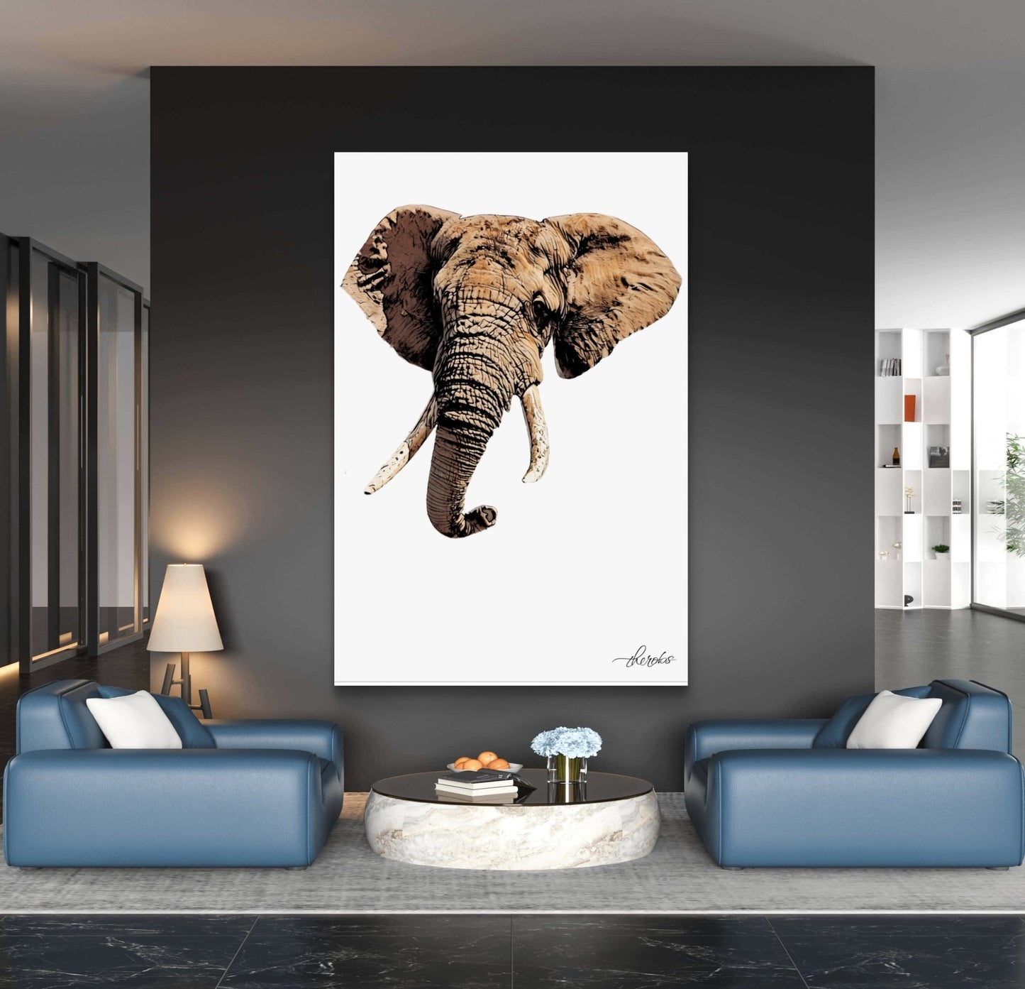 Elephant Fine Art Poster - HD Printing