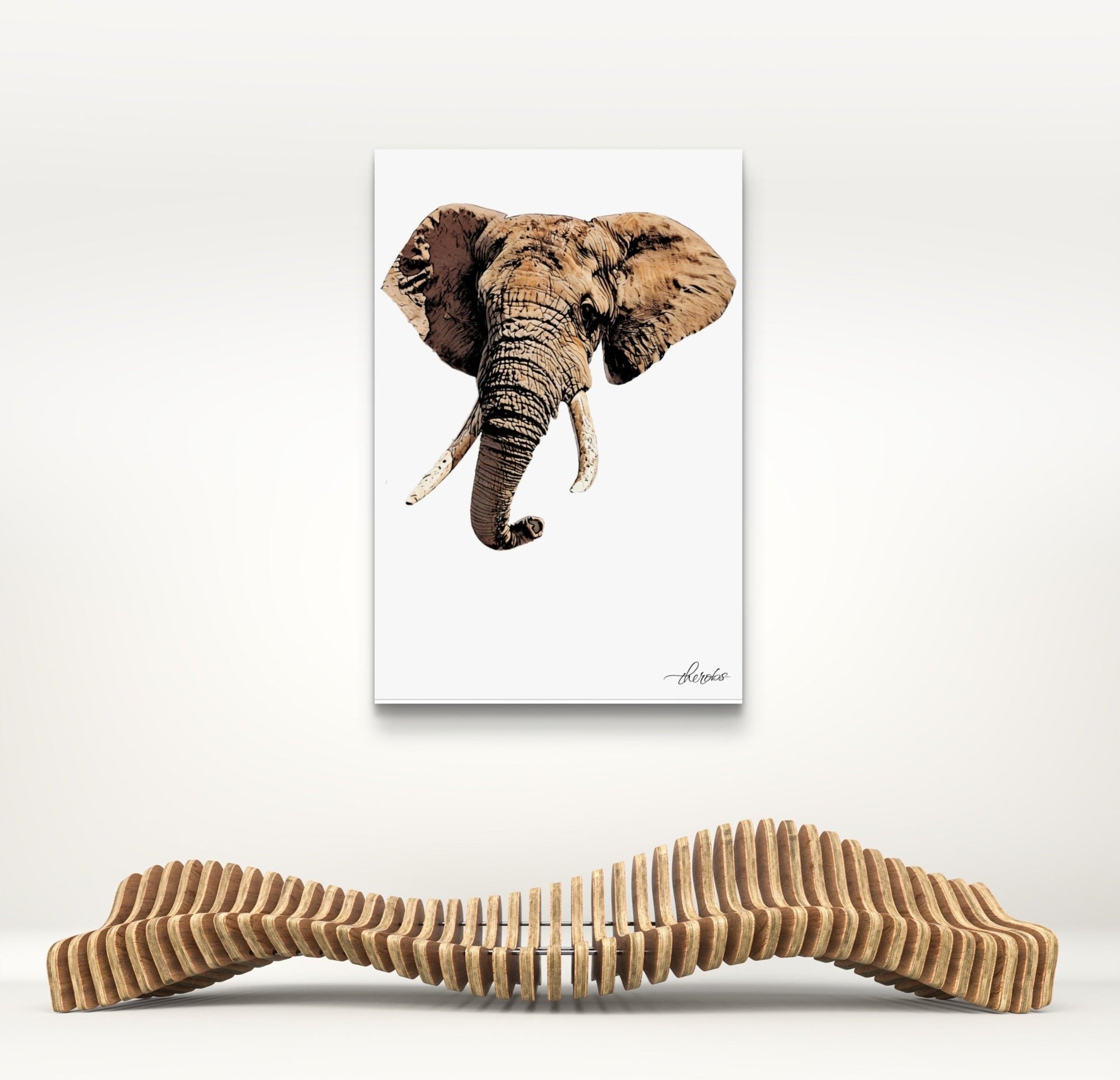 Elephant Fine Art Poster - HD Printing