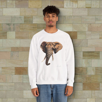 Elephant Heavy Unisex Sweatshirt - HD Printing