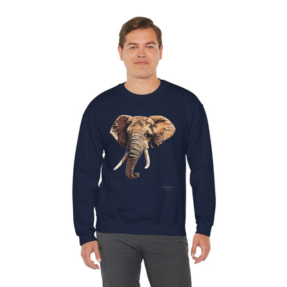 Elephant Heavy Unisex Sweatshirt - HD Printing