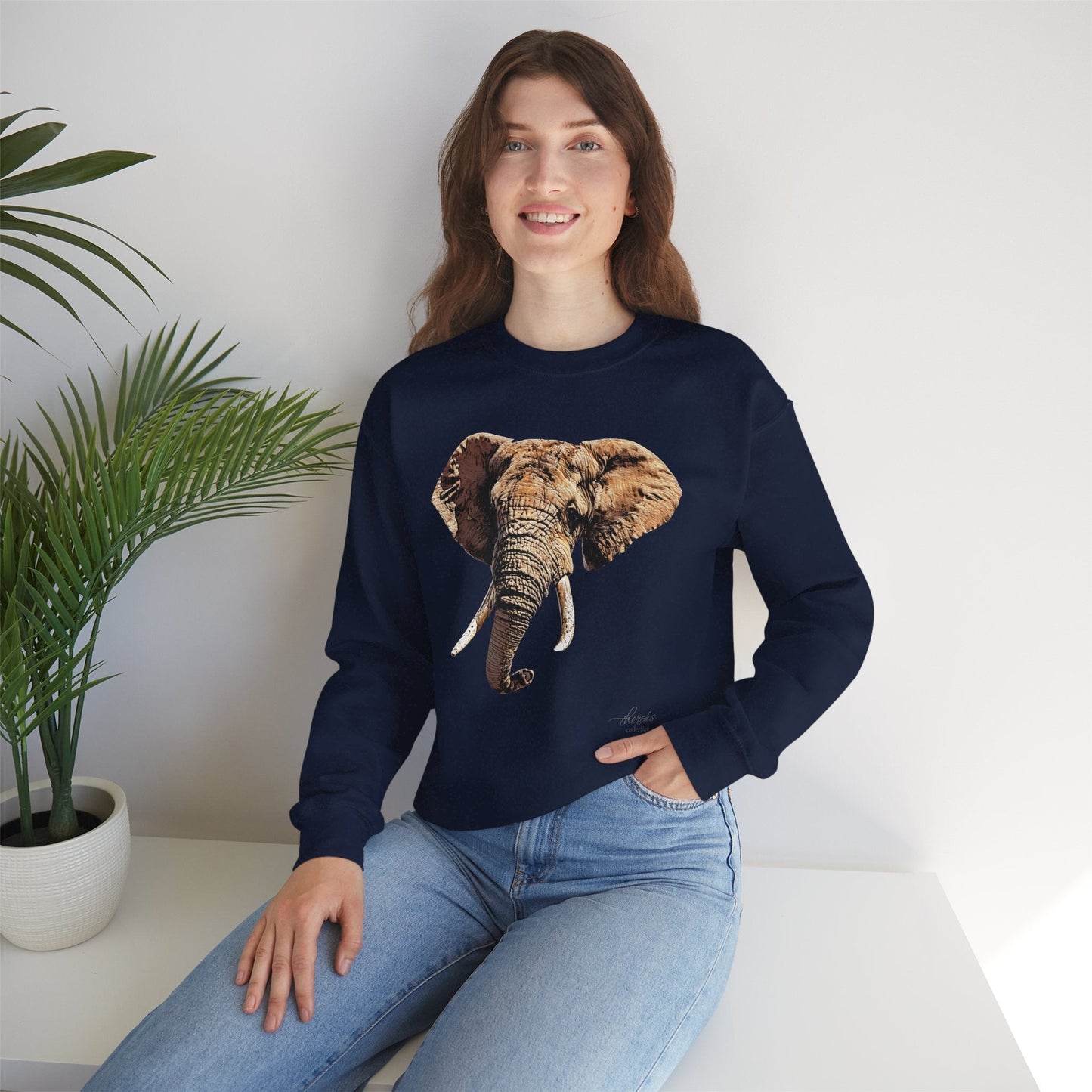 Elephant Heavy Unisex Sweatshirt - HD Printing
