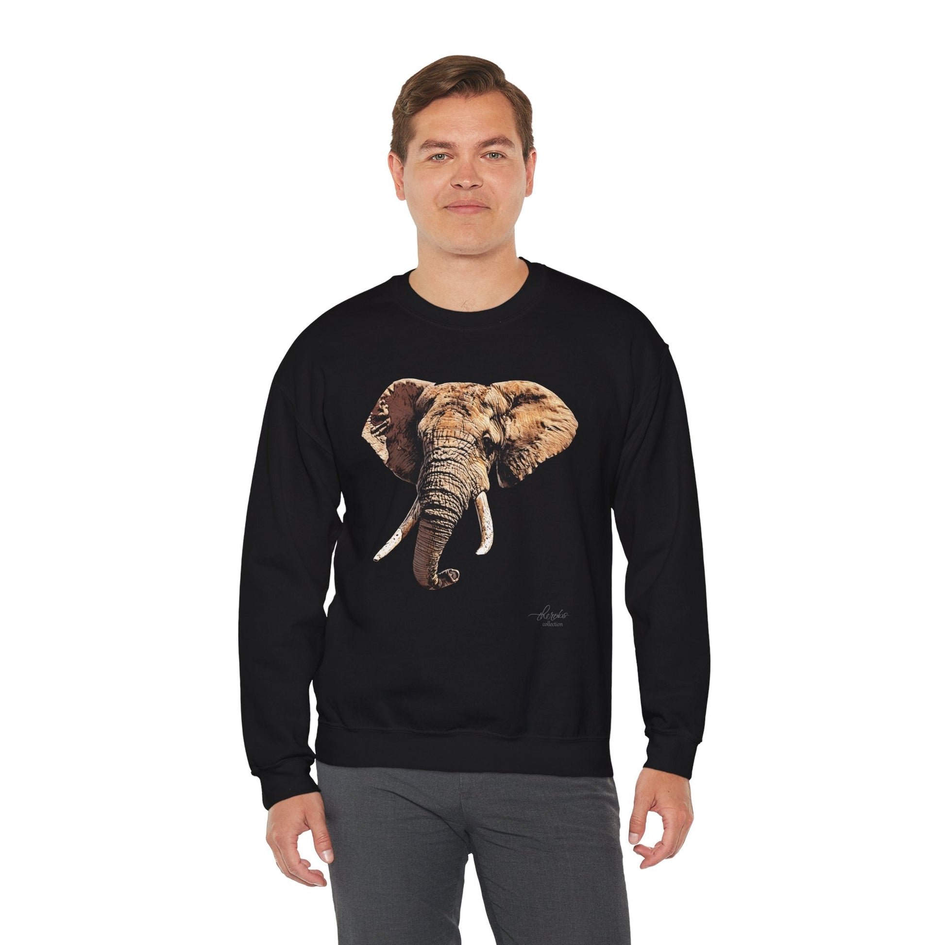 Elephant Heavy Unisex Sweatshirt - HD Printing
