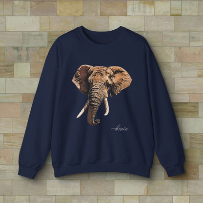 Elephant Heavy Unisex Sweatshirt - HD Printing